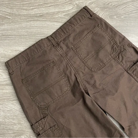 NWT Old Navy Brown Baggy Cargo Pants Boys Size 10 Plus - Picture 6 of 8